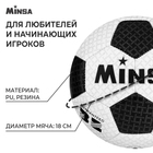 Мяч футбольный MINSA, PU, машинная сшивка, 32 панели, р. 3 - Фото 2