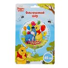 Шар фольгированный "С днем рождения", Медвежонок Винни и его друзья, круг 45 см - Фото 4