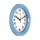 Часы настенные интерьерные «Бенедатта», плавный ход, 19×22 см, синие - Фото 4