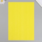 Фоамиран махровый "Лимон" 2 мм (набор 5 листов) формат А4 - Фото 4