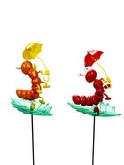 Штекер садовый «Гусеница с зонтиком», 16×13 см, h=60 см, МИКС, Greengo - Фото 21