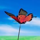 Штекер "Бабочка" 8х10см, длина 25см, микс - Фото 2