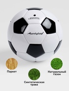 Футбольный мяч ONLYTOP, машинная сшивка, 32 панели, р. 4, PVC - Фото 3