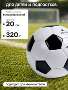 Футбольный мяч ONLYTOP, машинная сшивка, 32 панели, р. 4, PVC - Фото 4