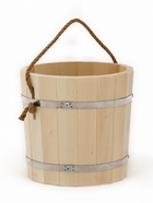 Ведро - запарник для бани и сауны, 10 л, липа, нержавеющий обруч, «Добропаровъ» - Фото 10