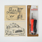 Набор для выжигания по дереву "Disney. Тачки: Шериф и Мэтр" - Фото 2