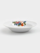 Тарелка глубокая Добрушский завод «Букет цветов», 500 мл, d=24 см, фарфор, белая - Фото 1