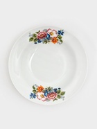 Тарелка глубокая Добрушский завод «Букет цветов», 500 мл, d=24 см, фарфор, белая - Фото 2