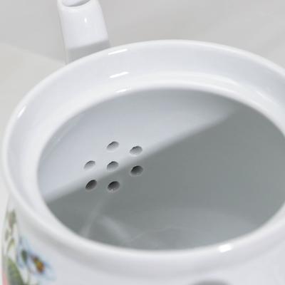 Сервиз чайный Добрушский завод «Букет цветов», 15 предметов, фарфор, белый