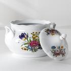 Набор столовой посуды Добрушский завод «Букет цветов», 34 предмета, фарфор, белый - Фото 11