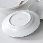 Набор столовой посуды Добрушский завод «Букет цветов», 34 предмета, фарфор, белый - Фото 5