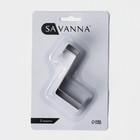 Крючки надверные SAVANNA «Минимализм», 2 шт., металл, 6×6.5×2.5 см, хромированные - Фото 5