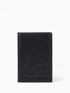 Обложка для автодокументов, с тиснением, 9.5×0.5×13.5 см, чёрная - Фото 1