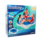 Шезлонг надувной для отдыха на воде, для троих, 191 х 178 см, 43111 Bestway - Фото 2