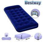 Матрас надувной Pavillo, 185 х 76 х 28 см, с встроенным ножным насосом, 67223 Bestway - Фото 1