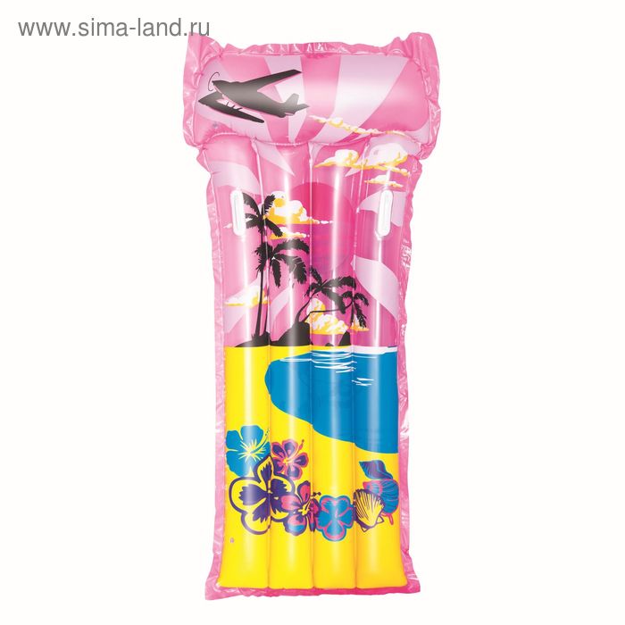 Матрас надувной для плавания Лагуна 191х89 см (44036) МИКС - Фото 1