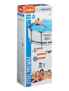 Бассейн каркасный Bestway Steel Pro MAX 56260, 366×100 см, фильтр-насос, круглый 1228945 - фото 4460406