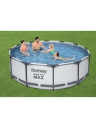 Бассейн каркасный Steel Pro MAX, 366×100 см, фильтр-насос, круглый, 56260 Bestway - Фото 8