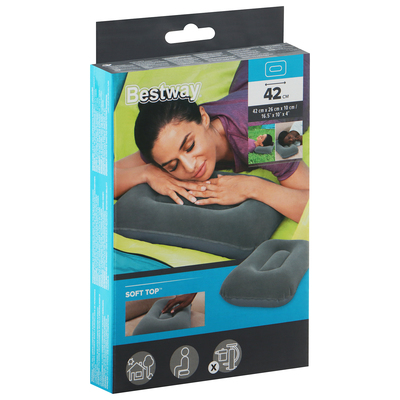 Подушка надувная, 42×26×10 см, МИКС, 67121 Bestway