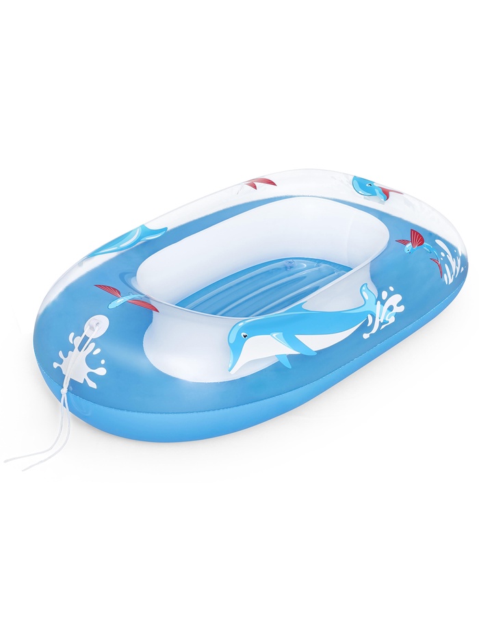 Лодочка надувная «Дельфин», 102×69 см, от 3-6 лет, цвет МИКС, 34037 Bestway - Фото 1