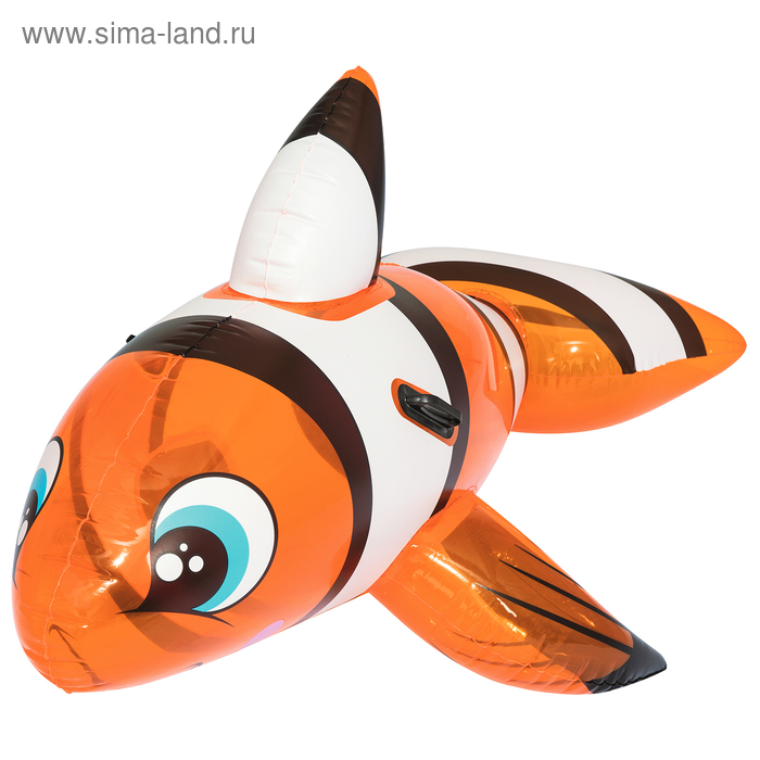 Игрушка надувная для плавания с ручками «Рыба-клоун», от 3-х лет - Фото 1