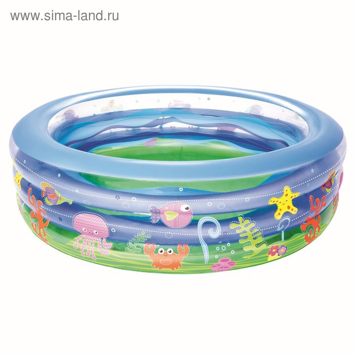Бассейн надувной "Волна", 196 х 53 см, от 6 лет - Фото 1