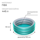 Бассейн надувной Bestway «Металлик», 150×53 см, от 6 лет, 51041 - Фото 2