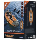 Байдарка Rapid X2 Kayak, двухместная, вёсла 218 см, до 160 кг, 321×100×48 см, 65077 Bestway - Фото 10
