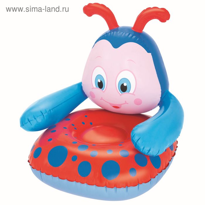 Надувное детское кресло 79х76х79 см "Божья коровка" от 3-х лет (75061) Bestway - Фото 1