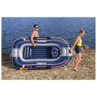 Лодка Treck X2, 2-местная, 255 х 127 х 36 см, вёсла 124 см, насос, до 225 кг, 61068 Bestway - Фото 4
