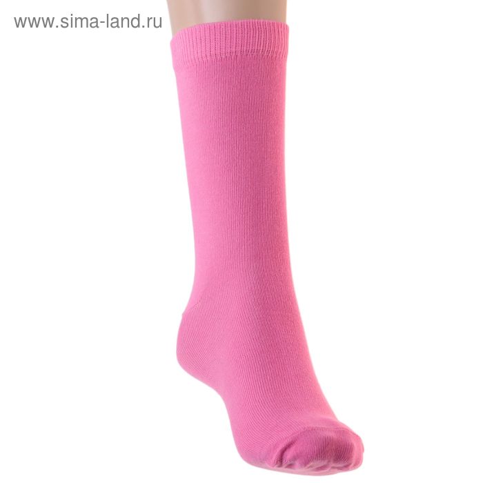 Носки детские, размер 22-24, цвет розовый - Фото 1