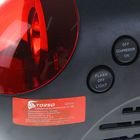 Компрессор автомобильный TORSO TK-108, 10 А, 18 л/мин, красный фонарь, провод 3м, шланг 65см - Фото 3