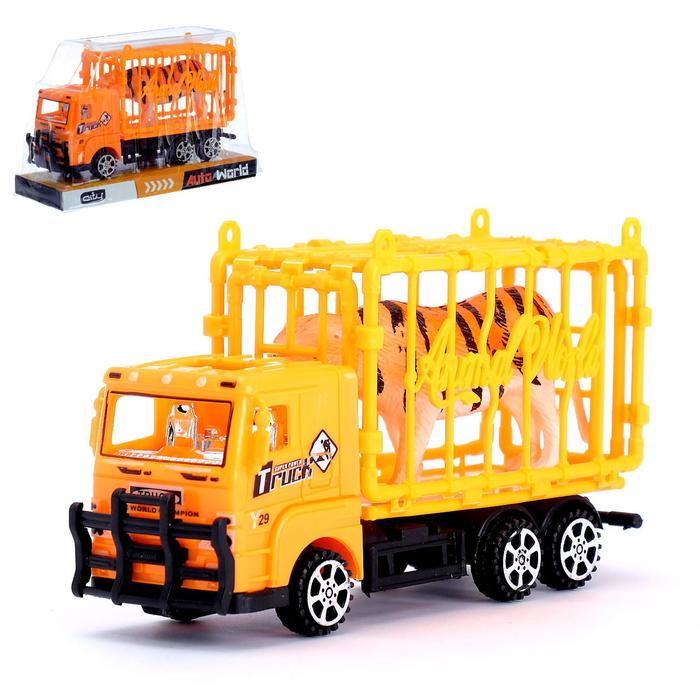 Грузовик инерционный «Зооперевозчик», цвета МИКС - Фото 1