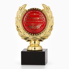 Кубок «Лучший воспитатель детского сада», наградная фигура, пластик, золото, 13 х 7,5 см. - фото 10325997