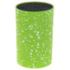 Подставка под ножи с наполнителем Доляна «Зефир», 14×9 см, цвет зелёный - Фото 1