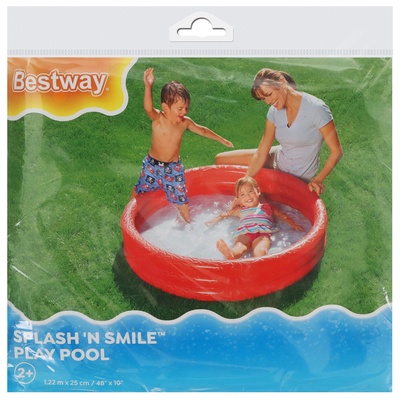Бассейн надувной, 122×25 см, от 2 лет, МИКС, 51025 Bestway