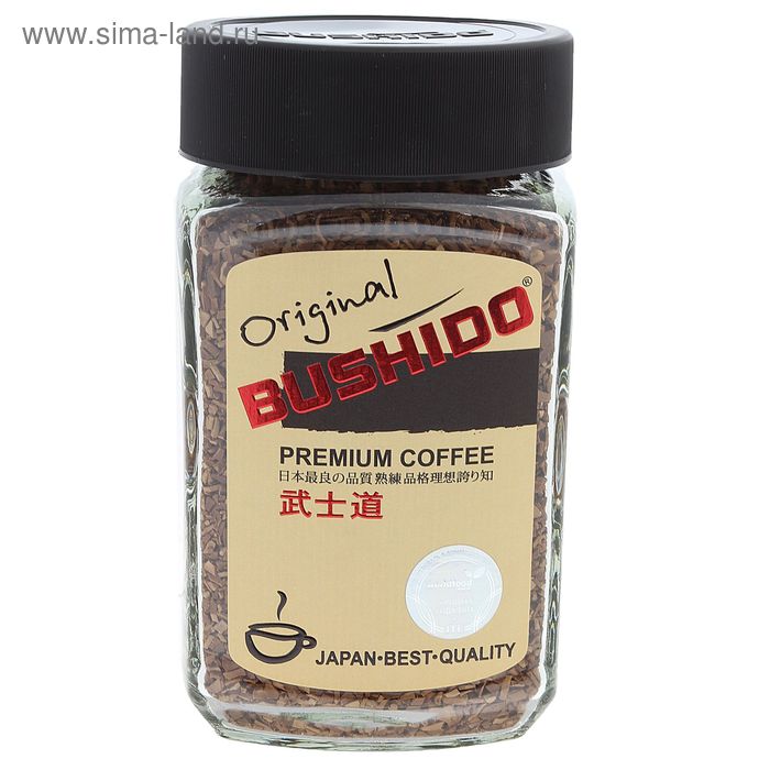 Кофе Bushido Original, натуральный растворимый, сублимированный, 100 г - Фото 1