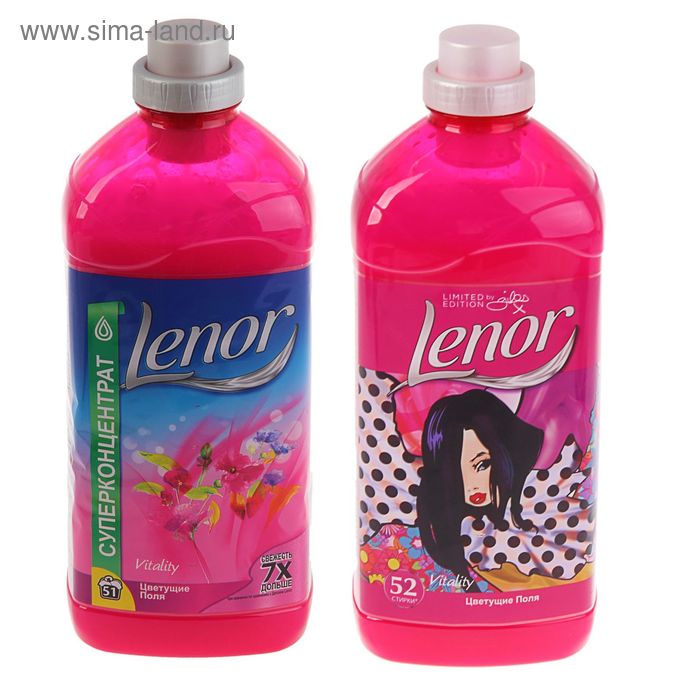 Кондиционер для белья Lenor "Цветущие поля", 1,8 л - Фото 1