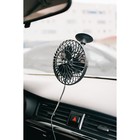 Вентилятор салона TORSO, 12 В, провод 1.2 м, чёрный - Фото 2