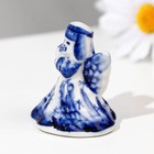 Сувенир гжель «Ангел с дудочкой», бело-синий,керамика, - Фото 2