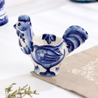 Подставка гжель «Петух», бело-синий,керамика, - Фото 2