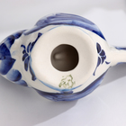 Подставка гжель «Петух», бело-синий,керамика, - Фото 4