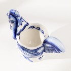 Подставка гжель «Петух», бело-синий,керамика, - Фото 5