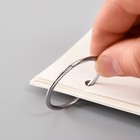 Кольца для фотоальбомов «Серебро», внутренний d=3 см, внешний d=3.4 см, набор 10 шт. - Фото 9