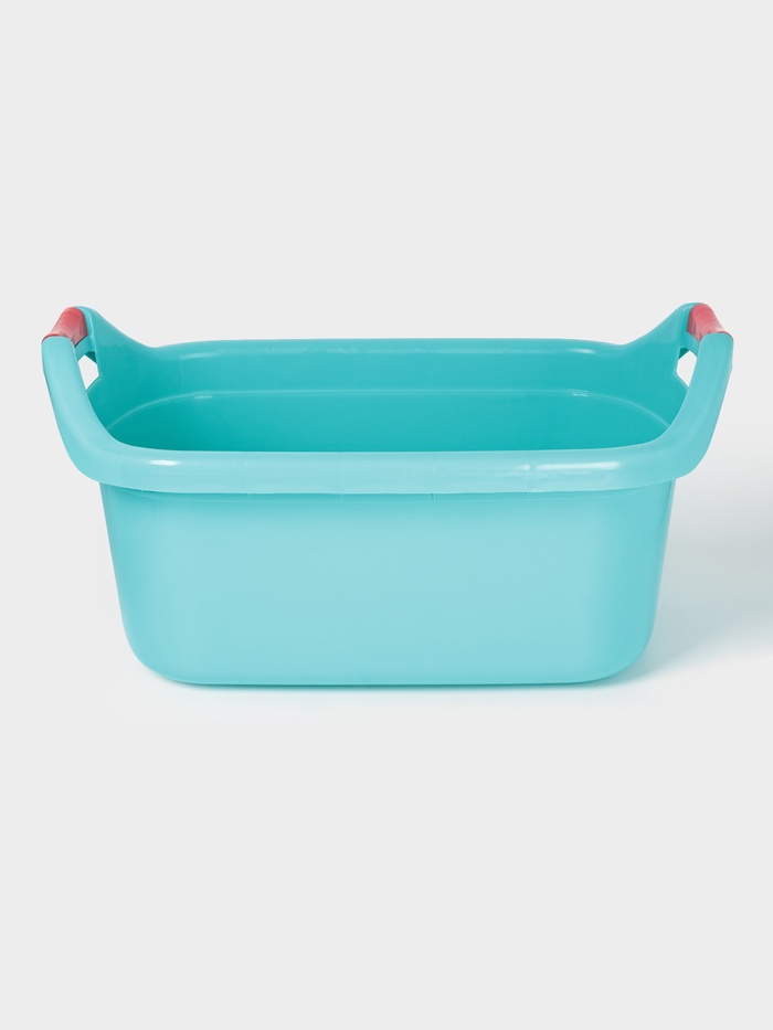 Таз хозяйственный овальный, 40 л, пластик, МИКС - Фото 1