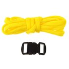 Набор плетения из тесьмы + 2 крепления, длина 1 шт. — 1,2 м, цвет жёлтый - Фото 4