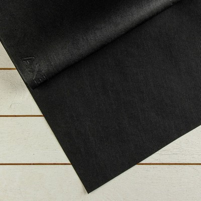 Материал для ландшафтных работ, 12 × 1,6 м, плотность 120 г/м², с УФ-стабилизатором, чёрный, «Агротекс»