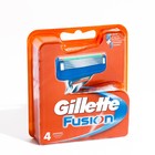 Сменные кассеты Gillette Fusion, 5 лезвий, 4 шт - Фото 10