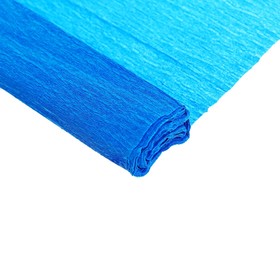 Бумага крепированная 50 х 200 см, в рулоне, 32 г/м2, синий (комплект 10 шт)