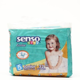 Подгузники «Senso baby» Ecoline Junior (11-25 кг), 32 шт 1273989